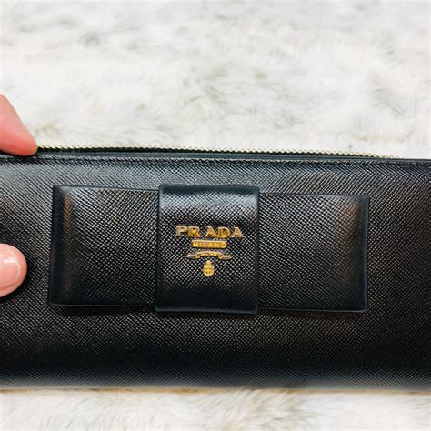 prada wallet used|authentic prada wallet.